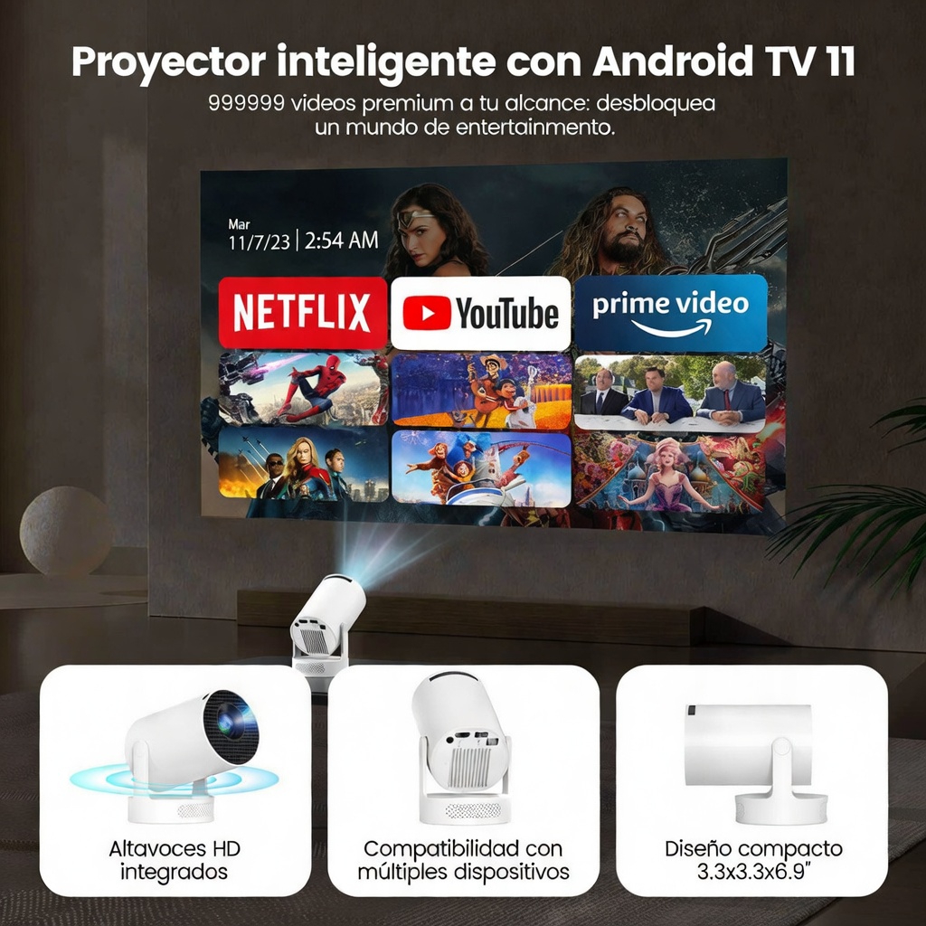 Proyector Magcubic HY300Pro+ Android 4K - Imagen 4
