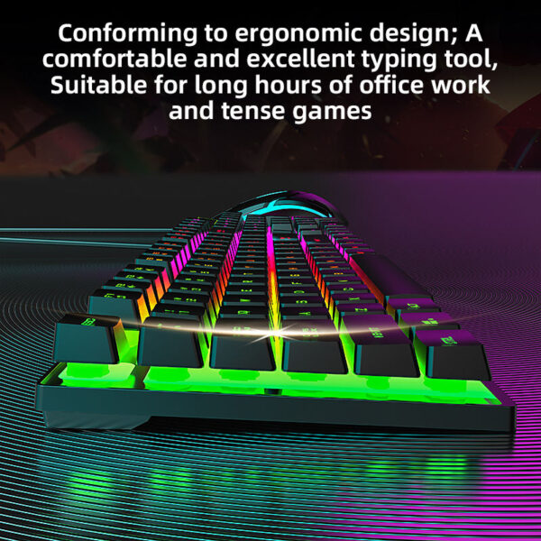 COMBO TECLADO MECÁNICO + MOUSE GAMER RGB COUSO