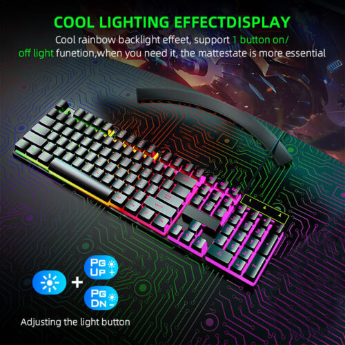 COMBO TECLADO MECÁNICO + MOUSE GAMER RGB COUSO